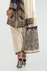 Stitched Beige Shalwar